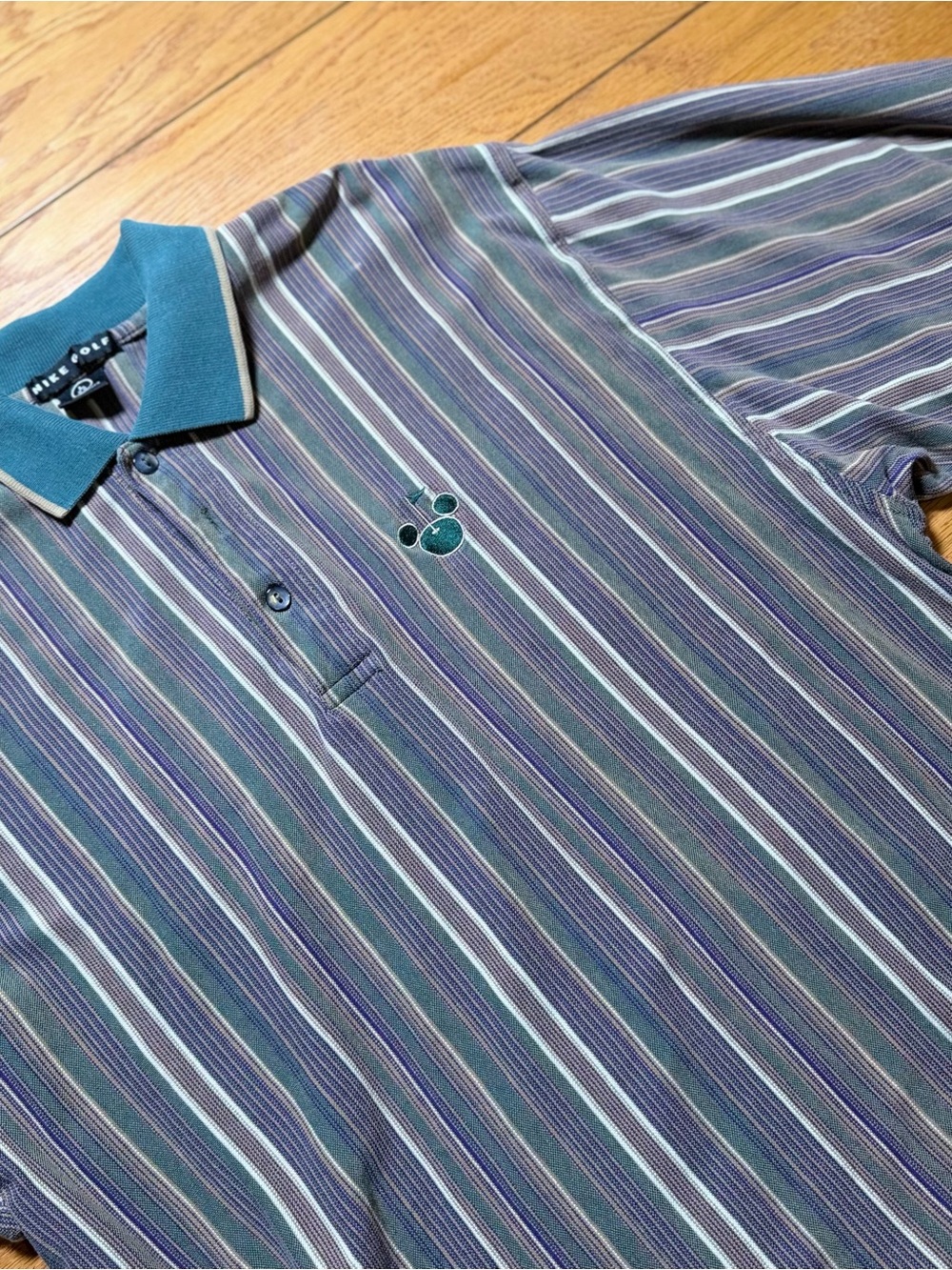 Rare VTG Nike Golf Polo with Mickey Mouse Patch